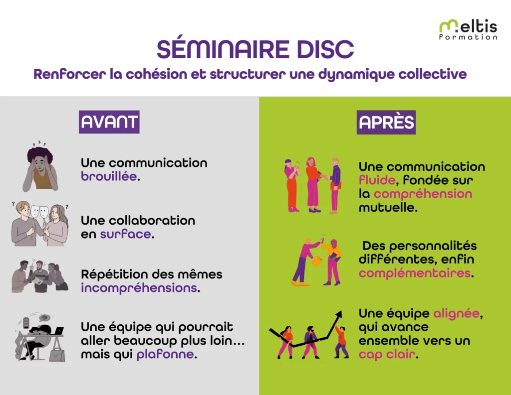 Séminaire d'équipe et de cohésion - atelier DISC